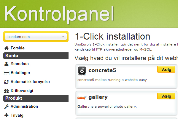 Lav hjemmeside med Terapeut Booking, UnoEuro og WordPress