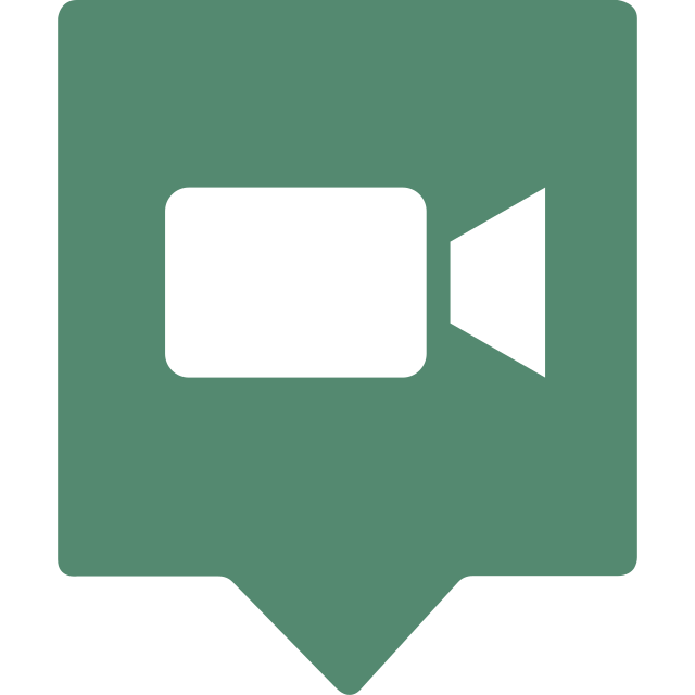 videomøde kamera ikon