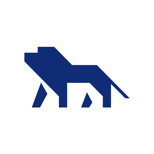Relion logo blå på hvid