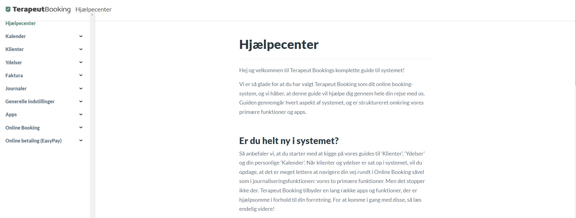 hjaelpcenter page